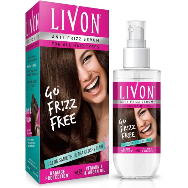 Livon Anti-Frizz Serum | Hair Care Spray for All Hair Types